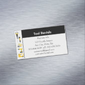 Custom Tool Equipment Rentals Visitekaartje Magnetisch Visitekaartje (Voorbeeld)