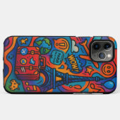 Custom Travel Manifest iPhone Hoesje (Achterkant (horizontaal))