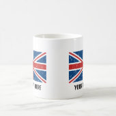 Custom Trendy Britse vlag Koffiemok (Center)