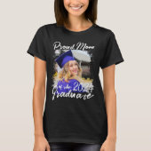 Custom Trots Moeder van de 2024 Afstuderen T-shirt (Voorkant)