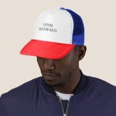 CUSTOM TRUCKER HOEDEN Elke logo honkbal Trucker Pet (In situ)