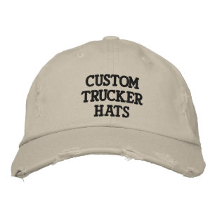 CUSTOM TRUCKER HOEDEN GEBORDUURDE PET
