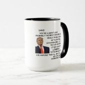 Custom Trump mug Gift for Son Funny Son gift Mok (Voorkant rechts)
