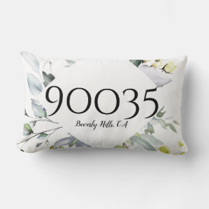 Custom Tuin Groene Stad Staat Zip Lumbaal Kussen