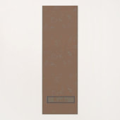 CUSTOM Tumeric + Ginger Swirl Motif Yoga Mat (Achterkant)