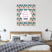 Custom turtle pattern  canvas afdruk (Insitu (Slaapkamer))