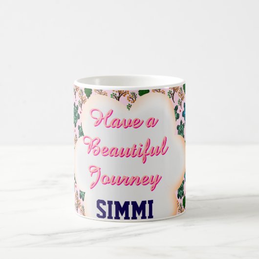 Custom turtle pattern  koffiemok (Center)