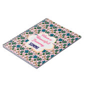 Custom turtle pattern  notitieboek (Linkerzijde)