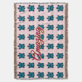 Custom turtle pattern Sherpa Blanket Deken (Voorkant Verticaal)