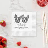 Custom Twee Pet Cocktail Servetten Bruiloft (Insitu)