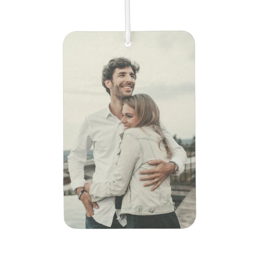 Custom Two-Sided Photo Car Air Freshener Luchtverfrisser (Voorkant)