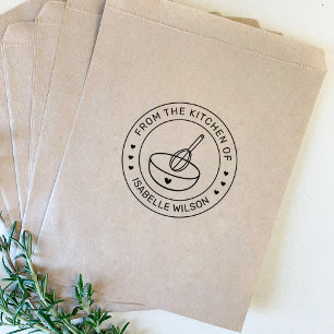 Custom uit de keuken rubberstempel