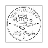 Custom uit de keuken 	rubberstempel (Afrduk)