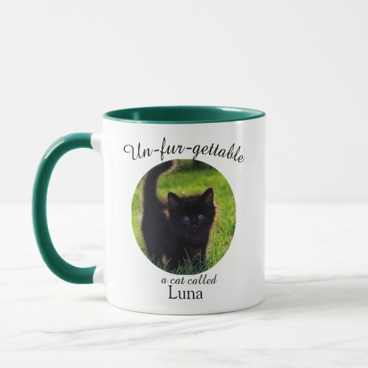Custom Un-Fur-Gettable Photo Cat Mug Mok (Links)