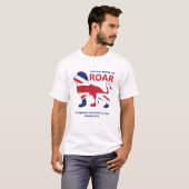 Custom UNION JACK Lion T-shirt (Voorkant volledig)