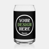 custom, unique, sleek & minimalist blikvorm glas (Voorkant)