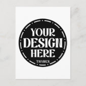 custom, unique, sleek & minimalist hershey®'s kiss briefkaart (Voorkant)