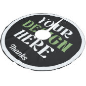 custom, unique, sleek & minimalist kerstboom rok (Gekanteld)