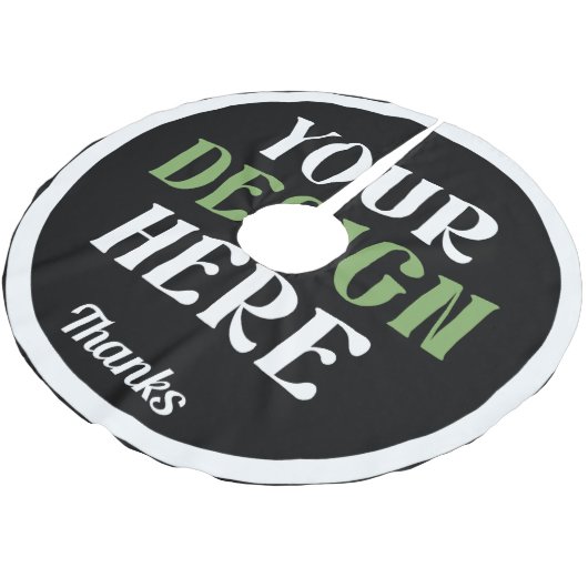 custom, unique, sleek & minimalist kerstboom rok (Gekanteld)