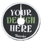 custom, unique, sleek & minimalist kerstboom rok (Voorkant)