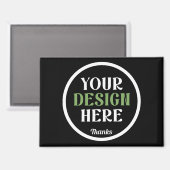 custom, unique, sleek & minimalist magneet (Voorkant / Achterkant)