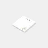 Custom UP EN ATOM Grappige Wetenschap Quote Post-it® Notes (Schuin)