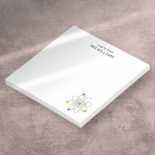 Custom UP EN ATOM Grappige Wetenschap Quote Post-it® Notes