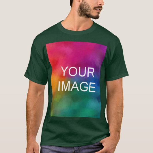 Custom Upload Your Logo or Photo Mens Modern T-shirt (Voorkant)