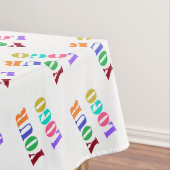 Custom Uw Bedrijf Logo Tafelkleed Kies Kleur (Voorbeeld)