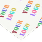 Custom Uw Bedrijf Logo Tafelkleed Kies Kleuren (Gekanteld)