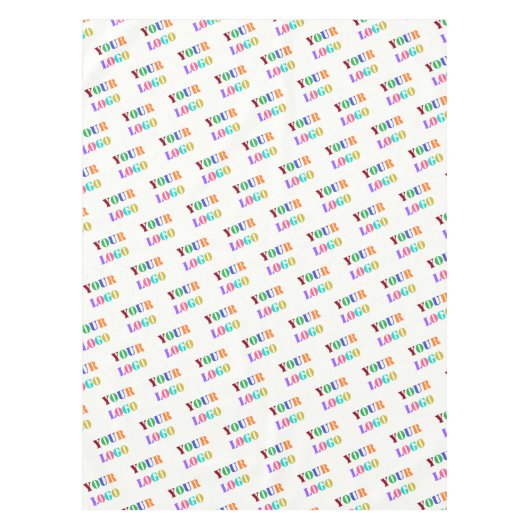 Custom Uw Bedrijf Logo Tafelkleed Kies Kleuren (Voorkant)
