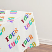 Custom Uw Bedrijf Logo Tafelkleed Kies Kleuren (Voorbeeld)