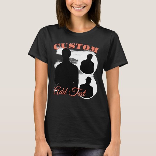 CUSTOM UW eigen Bootleg Idee Hier Zweet T-shirt (Voorkant)