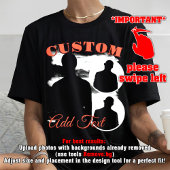 CUSTOM UW eigen Bootleg Idee Hier Zweet T-shirt