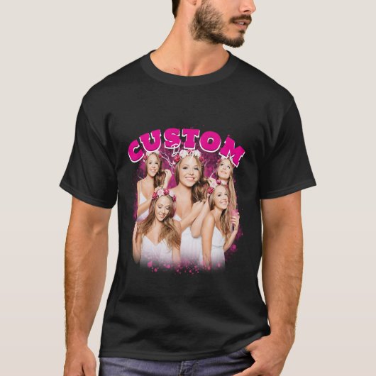 CUSTOM UW eigen bootleg voor Valentijnsdag T-shirt (Voorkant)