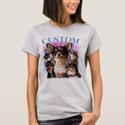 CUSTOM UW Eigen Huisdier 90s bootleg  T-shirt (Voorkant)