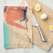 Custom Uw Foto Keukenhanddoek met Tekst (Quarter Fold)