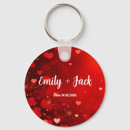 Custom Valentine  Love Gift for Him & Her Sleutelhanger