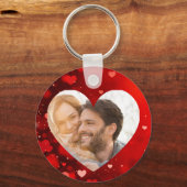 Custom Valentine  Love Gift for Him & Her Sleutelhanger (Achterkant)
