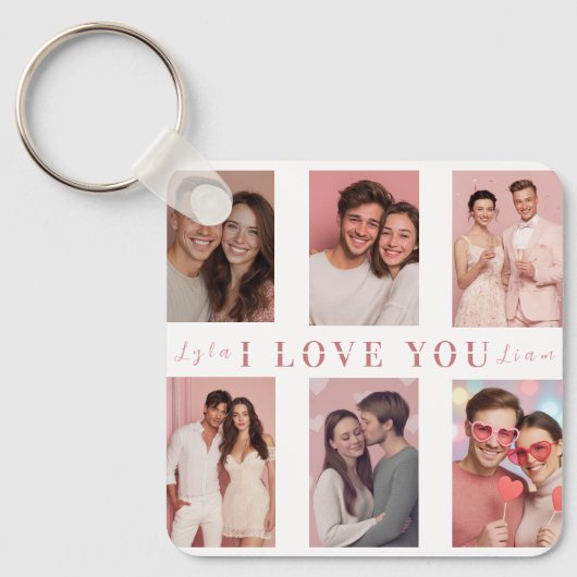 Custom Valentine's Day Keychain | Couple Gift (Voorkant)