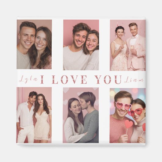 Custom Valentine's Day Magnet | Couple Gift (Devant)