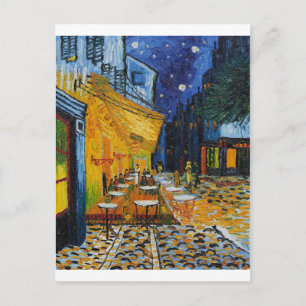 Custom Van Gogh Cafe Terrace Fine Art Briefkaart