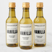 Custom Vanilla Extract Label - VE002_04 Wijn Etiket (Flessen)