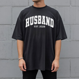 Custom varsity wedding shirt for bride groom gift