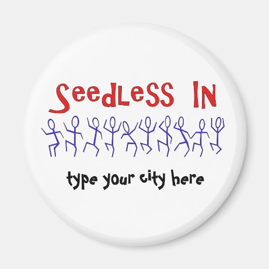 Custom Vasectomy Celebration Magneet (Voorkant)