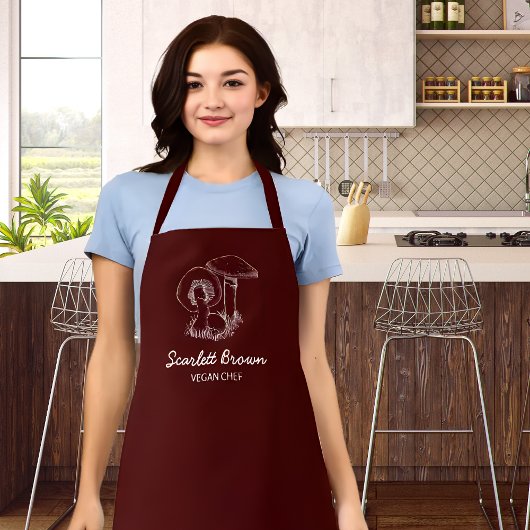 Custom Vegan Chef Schort