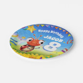 Custom Verjaardag Party bord boy 8 jaar oud (Gekanteld)