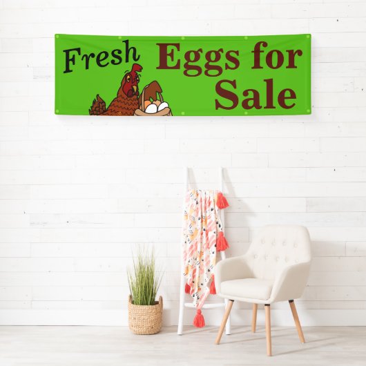 Custom Verse Eieren Te Koop Banner  (Insitu)