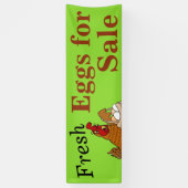 Custom Verse Eieren Te Koop Banner  (Verticaal)