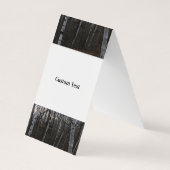 Custom Vertical Tent Fold Folded Business Card Visitekaartjes (Achterkant)